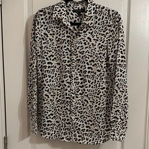 Banana Republic Animal Print button down